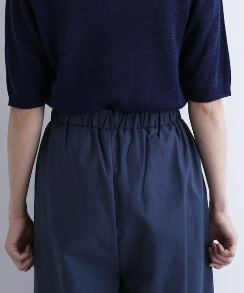 MERLOT(メルロー)の「コットンリネンハーフパンツ2716(その他パンツ・レディース・ブルー/ブラウン/ブラック・FREE)」の12枚目の写真