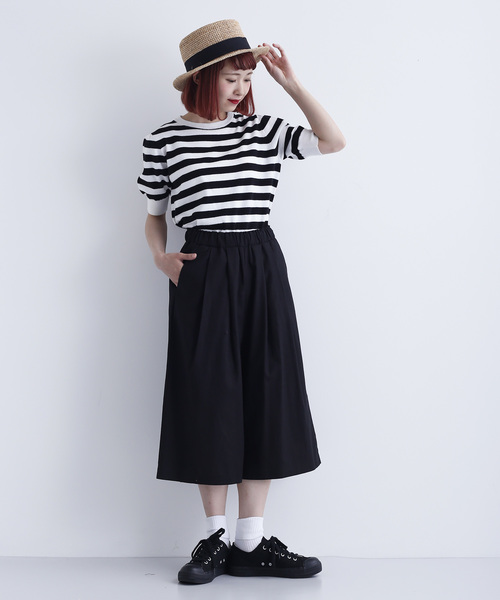 MERLOT(メルロー)の「コットンリネンハーフパンツ2716(その他パンツ・レディース・ブルー/ブラウン/ブラック・FREE)」の14枚目の写真