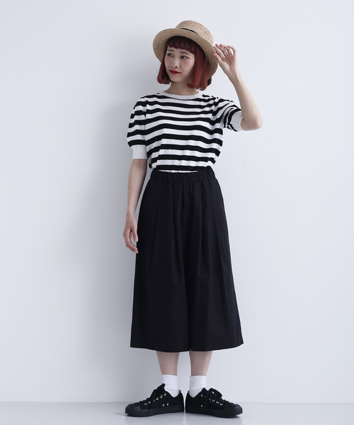 MERLOT(メルロー)の「コットンリネンハーフパンツ2716(その他パンツ・レディース・ブルー/ブラウン/ブラック・FREE)」の15枚目の写真