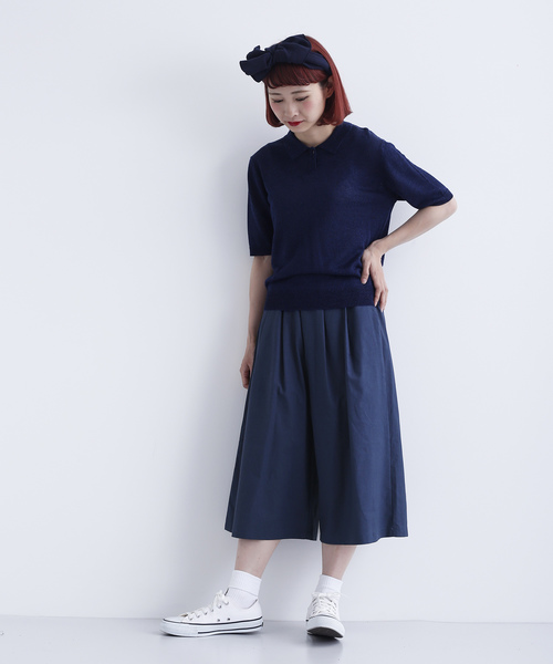 MERLOT(メルロー)の「コットンリネンハーフパンツ2716(その他パンツ・レディース・ブルー/ブラウン/ブラック・FREE)」の18枚目の写真