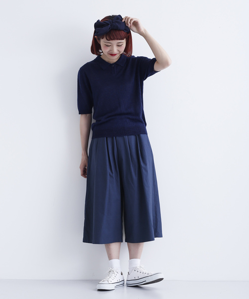 MERLOT(メルロー)の「コットンリネンハーフパンツ2716(その他パンツ・レディース・ブルー/ブラウン/ブラック・FREE)」の19枚目の写真