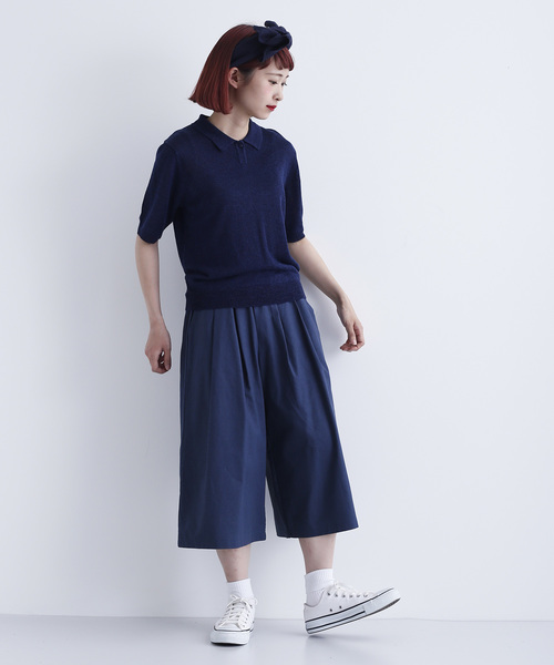 MERLOT(メルロー)の「コットンリネンハーフパンツ2716(その他パンツ・レディース・ブルー/ブラウン/ブラック・FREE)」の20枚目の写真