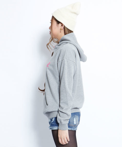 MILKFED.（ミルクフェド）の「SWEAT BIG HOODY "ICING"（パーカー・レディース・アッシュ/ネイビー/イエロー/レッド・SMALL/MEDIUM）」の6枚目の写真