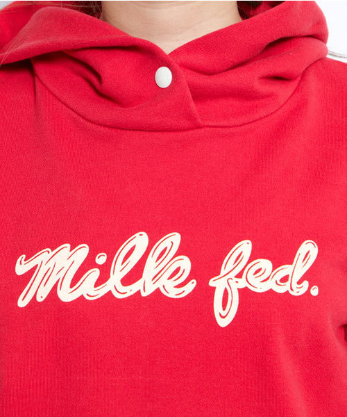 MILKFED.（ミルクフェド）の「SWEAT BIG HOODY "ICING"（パーカー・レディース・アッシュ/ネイビー/イエロー/レッド・SMALL/MEDIUM）」の11枚目の写真