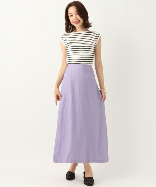 A part by（アパートバイ）の「14GCoMoボートネックNS  797833（ニット/セーター・レディース・ホワイト/ブラック/レッド/ライトグリーン/ホワイト系その他・MEDIUM/LARGE）」の7枚目の写真