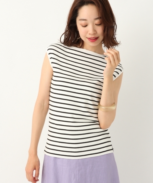 A part by（アパートバイ）の「14GCoMoボートネックNS  797833（ニット/セーター・レディース・ホワイト/ブラック/レッド/ライトグリーン/ホワイト系その他・MEDIUM/LARGE）」の17枚目の写真