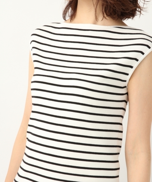 A part by（アパートバイ）の「14GCoMoボートネックNS  797833（ニット/セーター・レディース・ホワイト/ブラック/レッド/ライトグリーン/ホワイト系その他・MEDIUM/LARGE）」の20枚目の写真