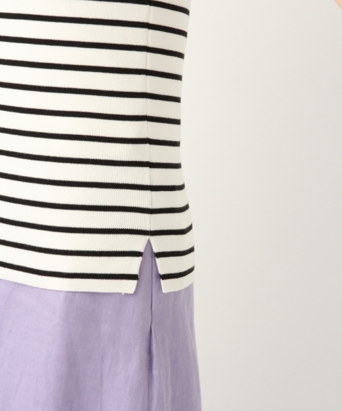 A part by（アパートバイ）の「14GCoMoボートネックNS  797833（ニット/セーター・レディース・ホワイト/ブラック/レッド/ライトグリーン/ホワイト系その他・MEDIUM/LARGE）」の22枚目の写真