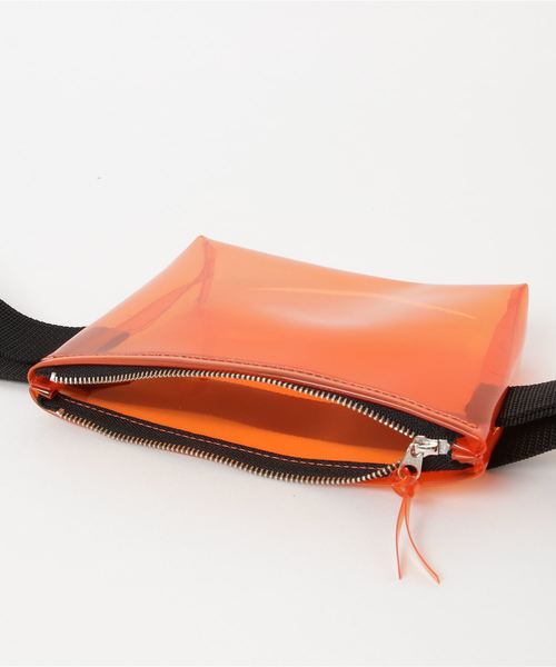WHO'S WHO gallery（フーズフーギャラリー）の「クリアウエストBAG（トートバッグ・メンズ・ホワイト/オレンジ/ブラック・FREE）」の6枚目の写真