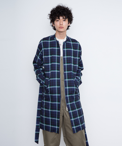 Name.（ネーム）の「【Name.】ドビーチェックジップコート / NMCO-17AW