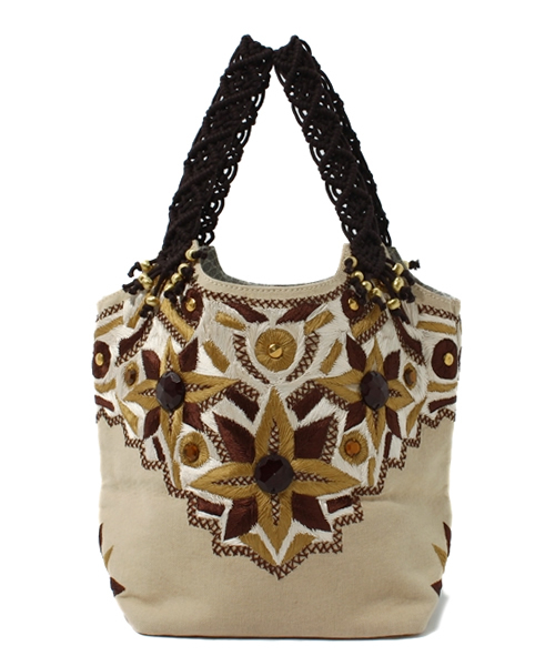 GALLARDAGALANTE（ガリャルダガランテ）の「【IMAYIN】BAG（ショルダーバッグ・レディース・キャメル/ターコイズブルー・FREE）」の7枚目の写真