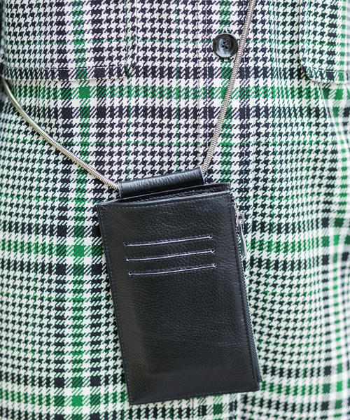 BEAUTY&YOUTH UNITED ARROWS（ビューティーアンドユースユナイテッドアローズ）の「BY∴ レザースマートウォレットケースショルダー（その他小物・レディース・ライトグレー/ブラック/ケリー/シルバー/ワインレッド/ブラウン/ゴールド/オフホワイト/ライトピンク/ピンク/その他1・FREE）」の20枚目の写真