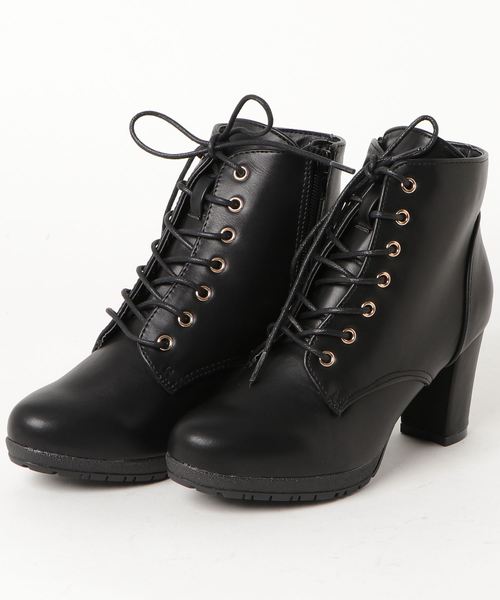 minia（ミニア）の「レースアップショートブーツ [ minia ]（ブーツ・レディース・ブラック/ブラック系その他/グレー/ブラウン/ダークブラウン/ブラック系その他2・S/M/L/LL）」の18枚目の写真