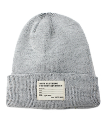 WEGO | WEGO/ミックスリブパッチキャップ(ニットキャップ/ビーニー)