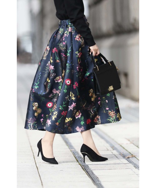 cawaii（カワイイ）の「フロントボタンの植物図鑑スカート（スカート  