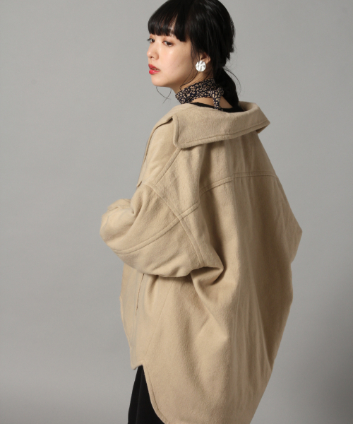 LOWRYS FARM（ローリーズファーム）の「シャギーＣＰＯジャケット　821721（その他アウター・レディース・グレー/ベージュ/ネイビー・FREE）」の19枚目の写真