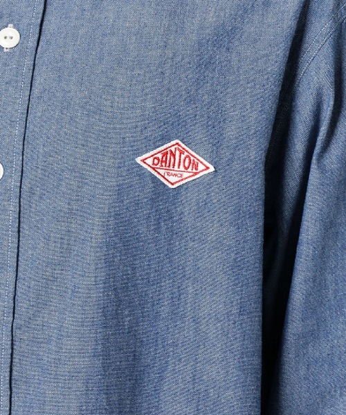 DANTON（ダントン）の「【DANTON/ダントン】インディゴバンドカラーJD-3607COC（シャツ/ブラウス・メンズ・インディゴブルー・42/38/40）」の7枚目の写真