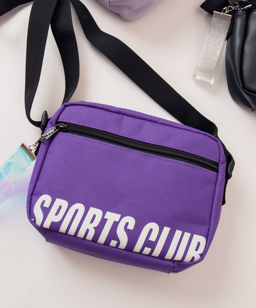 WEGO(ウィゴー)の「WEGO/チャーム付きミニショルダーバッグ(ショルダーバッグ・レディース・ホワイト/ブラック/パープル/ピンク/シルバー/イエロー/オレンジ/ブルー/その他1/ブラック系その他/ライトパープル/ライトピンク・FREE)」の5枚目の写真