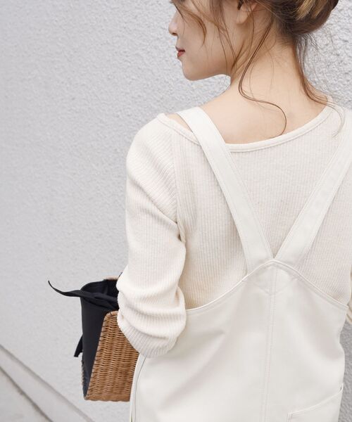 SHIPS（シップス）の「〈手洗い可能〉ジャンパースカート◇（ジャンパースカート・レディース・オフホワイト/ネイビー・ONE SIZE）」の16枚目の写真