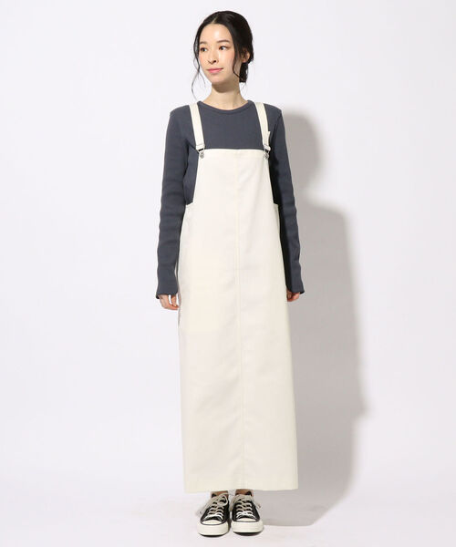 SHIPS（シップス）の「〈手洗い可能〉ジャンパースカート◇（ジャンパースカート・レディース・オフホワイト/ネイビー・ONE SIZE）」の21枚目の写真