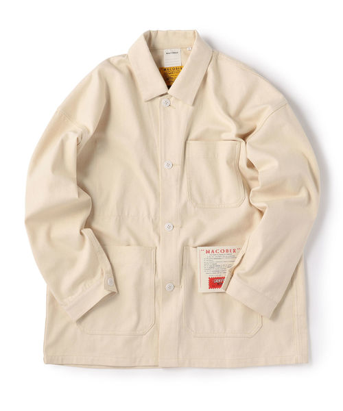 MACOBER(マコバ)の「【Begin5月号掲載】MACOBER×SHIPS カバーオールジャケット(カバーオール・メンズ・ブラック/ブルー/ナチュラル・MEDIUM/LARGE)」の3枚目の写真