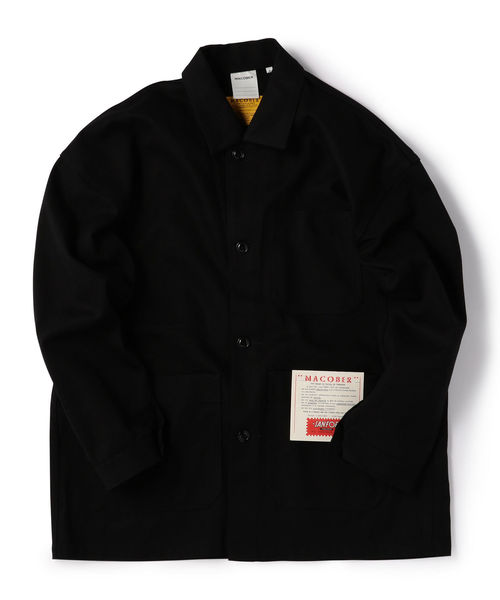MACOBER(マコバ)の「【Begin5月号掲載】MACOBER×SHIPS カバーオールジャケット(カバーオール・メンズ・ブラック/ブルー/ナチュラル・MEDIUM/LARGE)」の2枚目の写真