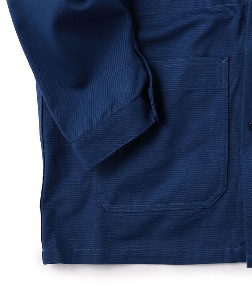 MACOBER(マコバ)の「【Begin5月号掲載】MACOBER×SHIPS カバーオールジャケット(カバーオール・メンズ・ブラック/ブルー/ナチュラル・MEDIUM/LARGE)」の15枚目の写真