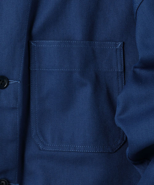 MACOBER(マコバ)の「【Begin5月号掲載】MACOBER×SHIPS カバーオールジャケット(カバーオール・メンズ・ブラック/ブルー/ナチュラル・MEDIUM/LARGE)」の4枚目の写真