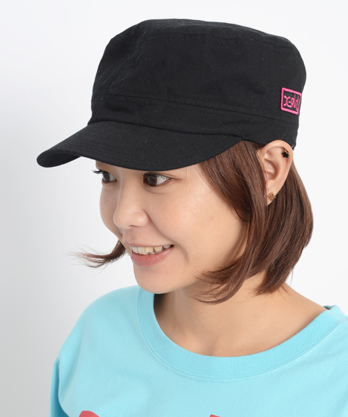 X-girl（エックスガール）の「BASIC WORK CAP（キャップ・レディース・ブラック/オリーブ/ネイビー/ライトブルー・ONE SIZE）」の13枚目の写真