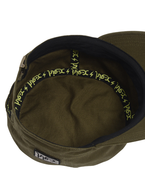 X-girl（エックスガール）の「BASIC WORK CAP（キャップ・レディース・ブラック/オリーブ/ネイビー/ライトブルー・ONE SIZE）」の10枚目の写真