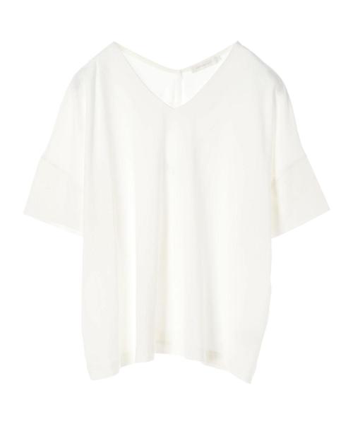 AMERICAN HOLIC(アメリカンホリック)の「両Vネックボックスプルオーバー*(Tシャツ/カットソー・レディース・オフホワイト/キャメル/ブラック/グリーン/パープル・M/L)」の20枚目の写真