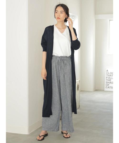 AMERICAN HOLIC(アメリカンホリック)の「両Vネックボックスプルオーバー*(Tシャツ/カットソー・レディース・オフホワイト/キャメル/ブラック/グリーン/パープル・M/L)」の11枚目の写真