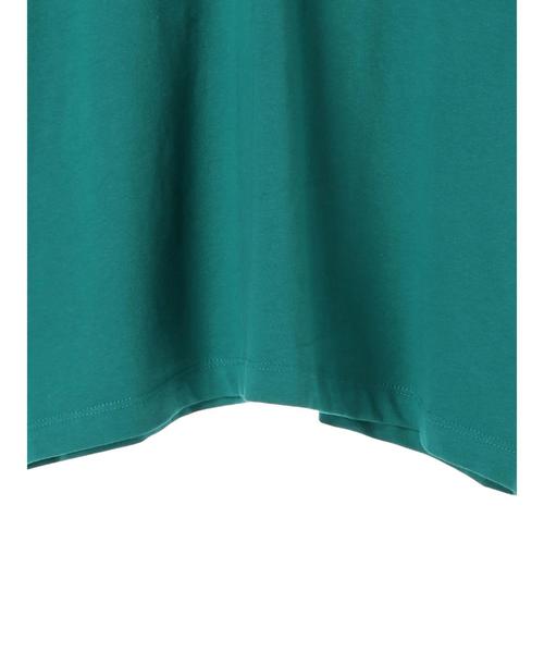 AMERICAN HOLIC(アメリカンホリック)の「両Vネックボックスプルオーバー*(Tシャツ/カットソー・レディース・オフホワイト/キャメル/ブラック/グリーン/パープル・M/L)」の6枚目の写真