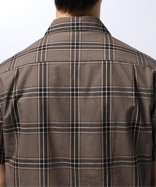 EDIFICE（エディフィス）の「マルチパターン チェック オープンカラー シャツ（シャツ/ブラウス・メンズ・ブラウン/ネイビー/チャコールグレー・LARGE/SMALL/MEDIUM/X-LARGE）」の12枚目の写真