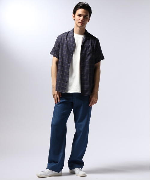 EDIFICE（エディフィス）の「マルチパターン チェック オープンカラー