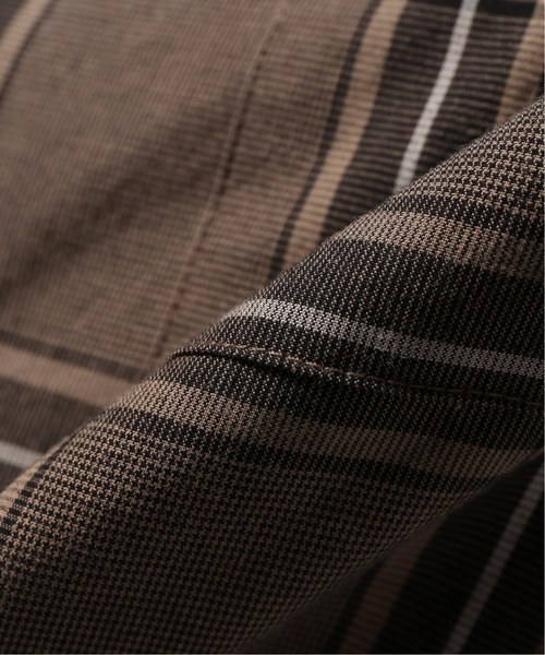 EDIFICE（エディフィス）の「マルチパターン チェック オープンカラー シャツ（シャツ/ブラウス・メンズ・ブラウン/ネイビー/チャコールグレー・LARGE/SMALL/MEDIUM/X-LARGE）」の21枚目の写真