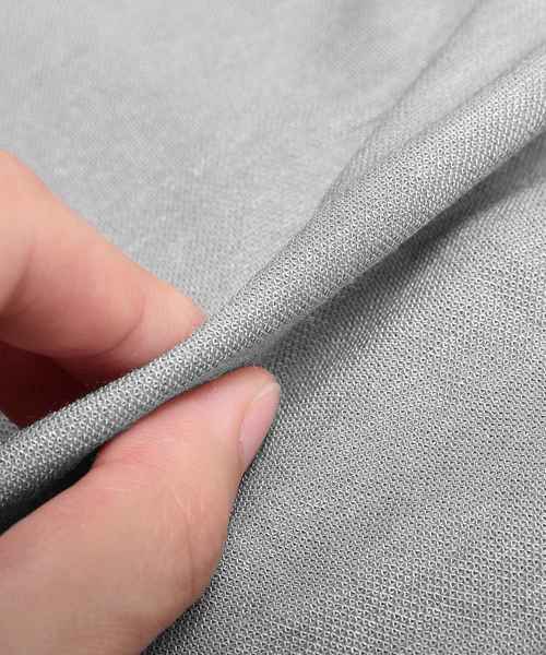 MinoriTY(マイノリティ)の「ドルマンワードドレープTシャツ(Tシャツ/カットソー・メンズ・ホワイト/ブラック/グレー/テラコッタ・FREE)」の10枚目の写真