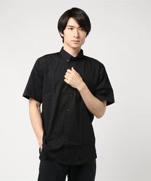 メンズ リラックスフィット ショートスリーブ ボタンダウン シャツ