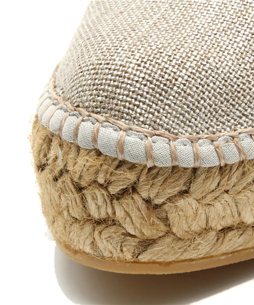 NANO universe（ナノユニバース）の「GAIMO/レースアップ厚底エスパ（サンダル・レディース・シャンパン・36/37/38）」の2枚目の写真