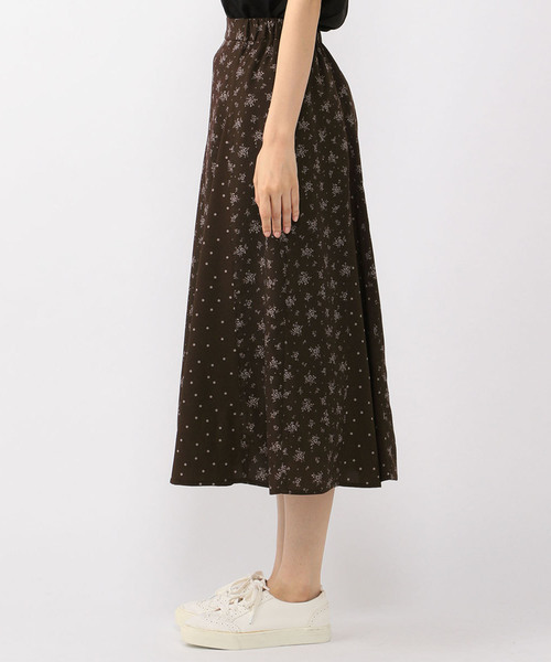 Petit Honfleur（プチオンフルール）の「パッチワークスカート（スカート・レディース・ネイビー/ブラウン/ブラック・L size/M size）」の6枚目の写真