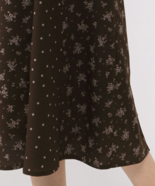 Petit Honfleur（プチオンフルール）の「パッチワークスカート（スカート・レディース・ネイビー/ブラウン/ブラック・L size/M size）」の9枚目の写真