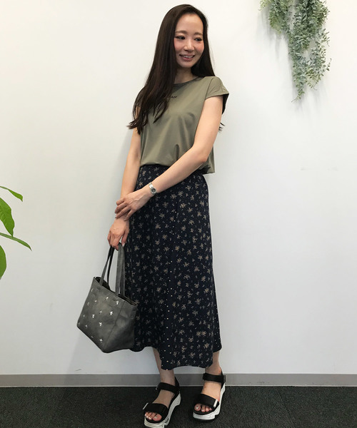 Petit Honfleur（プチオンフルール）の「パッチワークスカート（スカート・レディース・ネイビー/ブラウン/ブラック・L size/M size）」の16枚目の写真