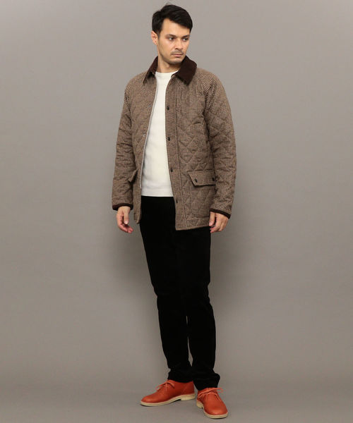 Barbour（バブアー）の「Barbour: 別注 キルティング/ウール ビデイル (パターン)（ブルゾン・メンズ・ブラウン/グレー/オリーブ・40/38/36/34）」の17枚目の写真