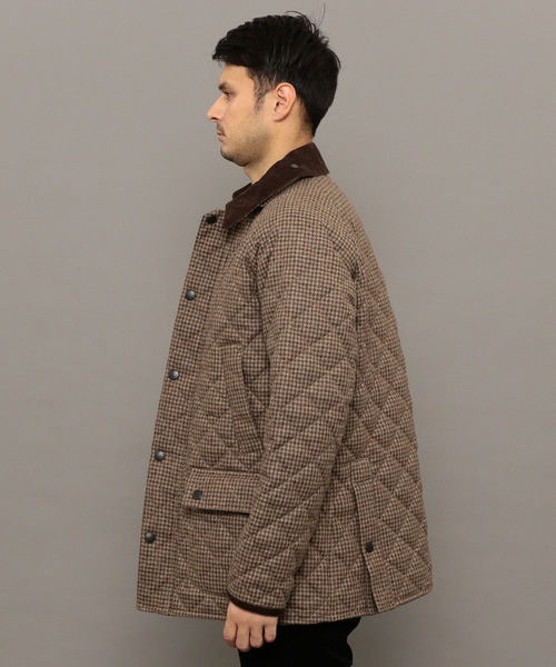 Barbour（バブアー）の「Barbour: 別注 キルティング/ウール ビデイル (パターン)（ブルゾン・メンズ・ブラウン/グレー/オリーブ・40/38/36/34）」の18枚目の写真
