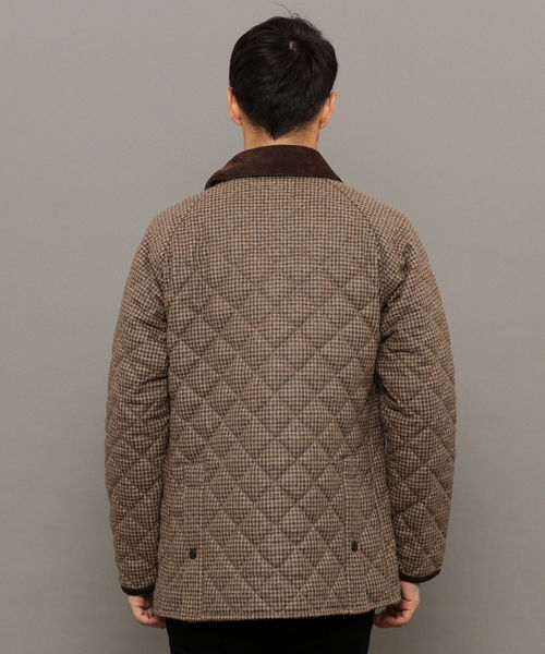 Barbour（バブアー）の「Barbour: 別注 キルティング/ウール ビデイル (パターン)（ブルゾン・メンズ・ブラウン/グレー/オリーブ・40/38/36/34）」の19枚目の写真