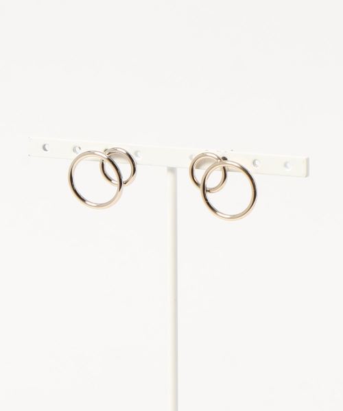 JUSTINE CLENQUET(ジュスティーヌクランケ)の「【JUSTINE CLENQUET/ジュスティーヌ・クランケ】 Gale gold earrings:ピアス(ピアス(両耳用))」|ゴールド