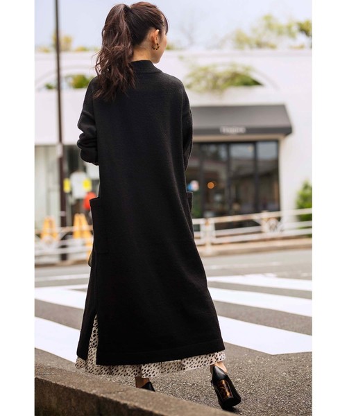 GeeRA(ジーラ)の「ボリュームスリーブスリットニットワンピ(ワンピース・レディース・ブラック/ピンク/グリーン・MEDIUM/LARGE/X-LARGE)」の21枚目の写真
