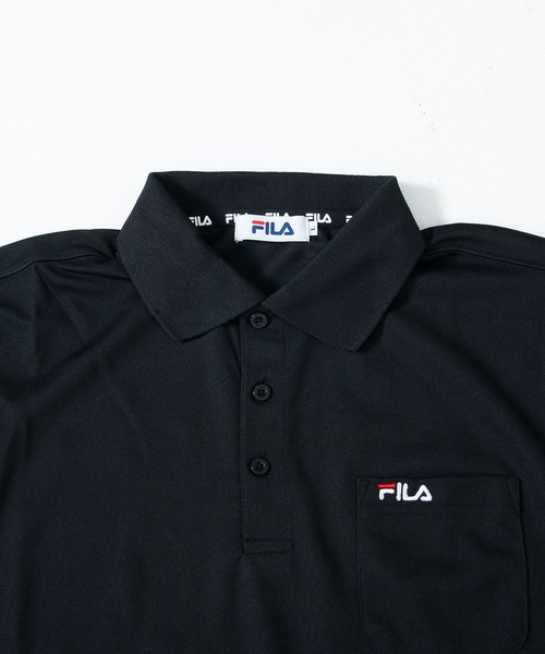 FILA（フィラ）の「【FILA/フィラ】WEB限定 別注 ワンポイント ロゴ刺繍 DRY 半袖ポロシャツ/抗菌防臭+吸汗速乾＋UVカット（ポロシャツ・メンズ・ブラック/ホワイト/シルバー/ネイビー/チャコール/ホワイト系その他2/ブラック系その他2/ブラック系その他/ホワイト系その他/ブルー系その他/グレー系1/ネイビー系1/ブラック系2/ホワイト系2/ブラック系1/ホワイト系1・M/L/LL/3L）」の17枚目の写真