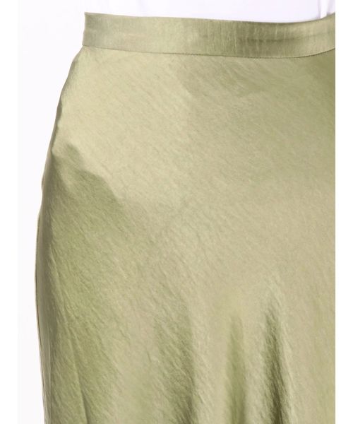 Ungrid(アングリッド)の「サテンフィットマキシスカート(スカート・レディース・ダークブラウン/ベージュ/グリーン・FREE)」の20枚目の写真