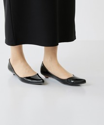 美脚魅せ ポインテッドトゥ パンプス 2cmヒール